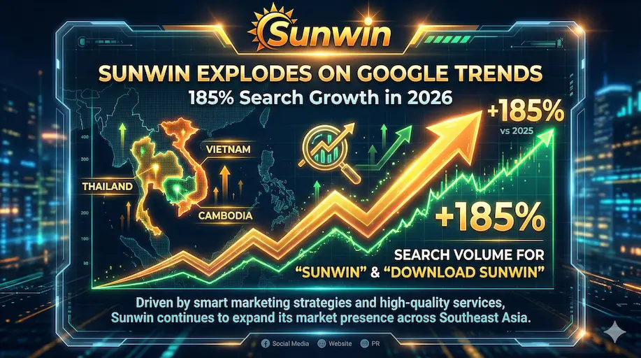 Link Vào Sunwin Mới Nhất 2026 - Không Bị Chặn (iOS/Android/Web) Sunwin thống trị google trend