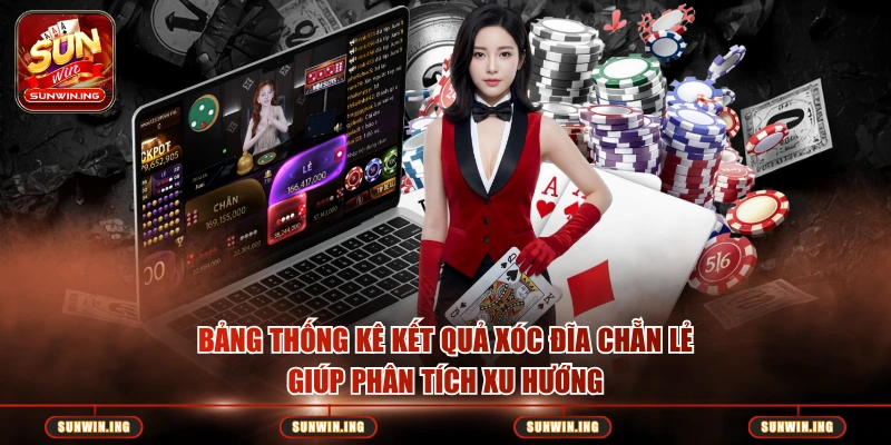 Bảng thống kê kết quả xóc đĩa chẵn lẻ giúp phân tích xu hướng