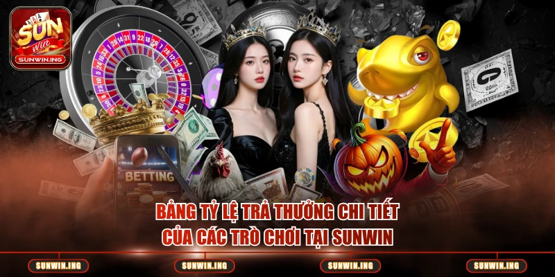 Link Vào Sunwin Mới Nhất 2026 - Không Bị Chặn (iOS/Android/Web) Bảng tỷ lệ trả thưởng chi tiết của các trò chơi tại SUNWIN