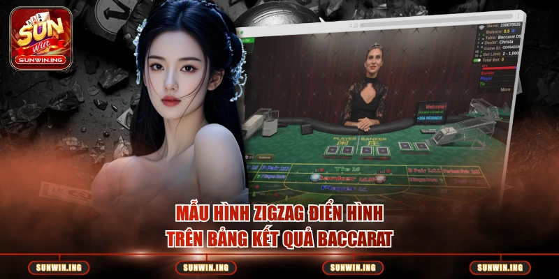 Công Thức Tính Cầu Baccarat – Phương Pháp Dự Đoán Từ Cao Thủ Mẫu hình zigzag điển hình trên bảng kết quả baccarat