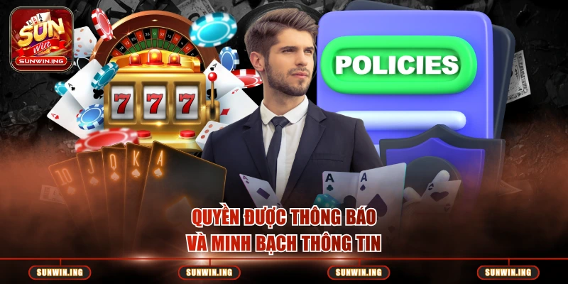 Quyền lợi của người chơi được đảm bảo